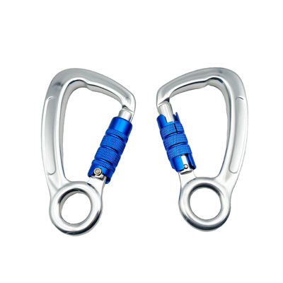 ราคาดี Heavy Industry Aluminum Carabiner 30KN Auto Mountain Climbing Swivel Clip Snap Hook ออนไลน์