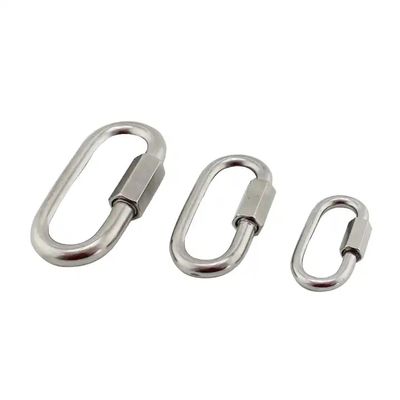 ราคาดี Rigging Hardware 3.5mm Quick Link Stainless Steel 304 Snap Hook Carabiner C Hook ออนไลน์