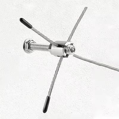 ราคาดี Gree Wall Post Clamp Hardware 304 3mm Wire Trellis Stainless Steel Wood Screw Wire Rope Clip ออนไลน์