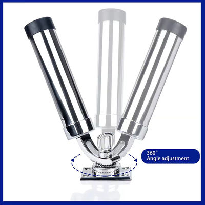 ราคาดี Adjustable Fishing Rod Holder for Boat 316 Stainless Steel 360 Degree Adjustment Portable Boat Fishing Pole Rod Holders ออนไลน์