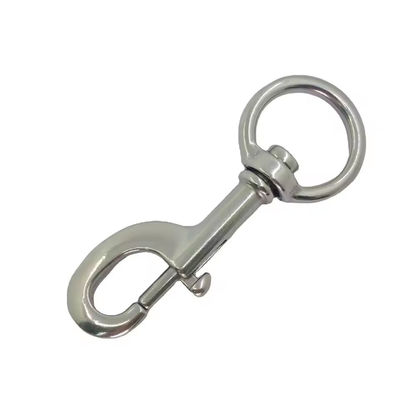 ราคาดี โรงงาน จําหน่ายเหล็กไร้ขัด วงกลมตา Swivel Snap Hook สําหรับ Lanyard ออนไลน์