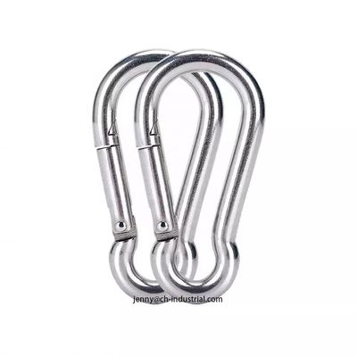 ราคาดี 400lbs Load Capacity Heavy Industry Stainless Steel Carabiner Clip with Customized Design ออนไลน์