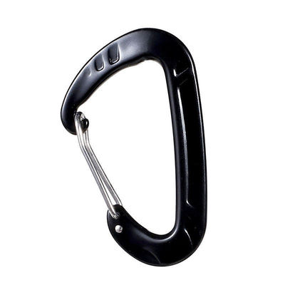 ราคาดี 7075 อลูมิเนียมสลัด Carabiner 12KN ความแข็งแรง ZINC Plated ปลายสําหรับสัตว์เลี้ยง D- Shape Hook ออนไลน์