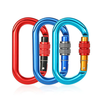 ราคาดี 25KN อุตสาหกรรมหนัก อลูมิเนียมทรงกลม การปีน Snap Hook โลโก้และสีที่กําหนดเอง ออนไลน์