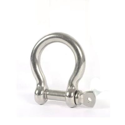 ราคาดี Precision Casting Technology Black and Silver Polished Stainless Steel 304/316 D Shackle Bow Shackle for Fastening ออนไลน์