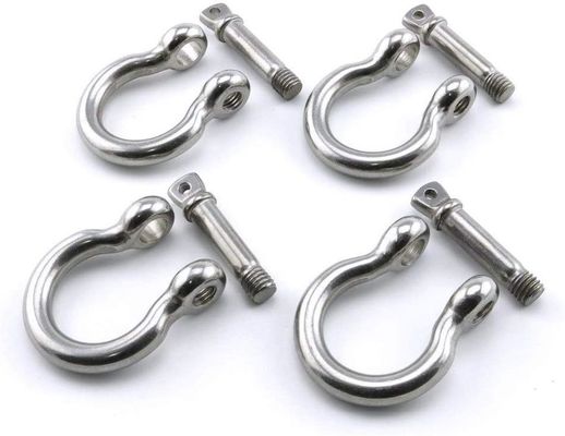 ราคาดี General Industry Stainless Steel Wire Rope Accessory Shackle Bow Dee Shape with Collar Pin ออนไลน์