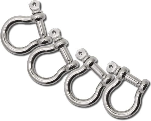 ราคาดี Polished Finish Stainless Steel Bow Shackle Perfect for Rigging Screw Applications ออนไลน์