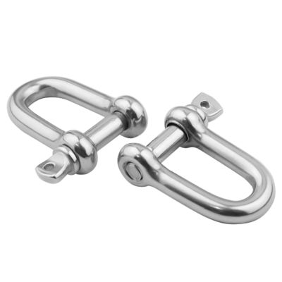 ราคาดี Polished Stainless Steel 304/316 Screw Pin D Shackles European Type for Rigging Needs ออนไลน์