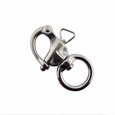 ราคาดี DEE SHACKLES European Type 316 Stainless Steel Swivel Round Eye Quick Release Snap Shackle ออนไลน์
