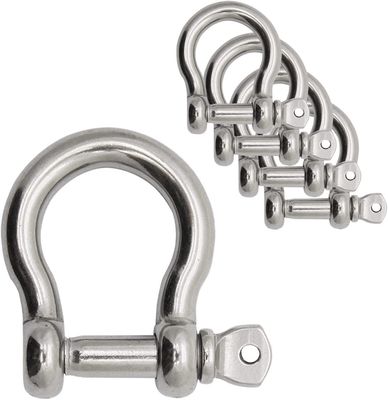 ราคาดี 304 Stainless Steel Bow Shape Load Shackle for Chains Wirerope Lifting Polished Finish ออนไลน์