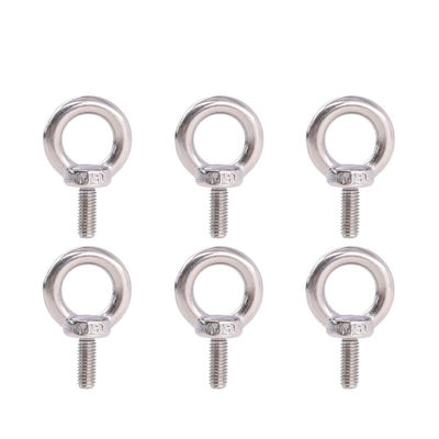 ราคาดี น็อตยึดคุณภาพสูง M6-M36 Eye Bolt พร้อมสแตนเลส 304/316 สำหรับอุตสาหกรรม Ring Bolt ออนไลน์