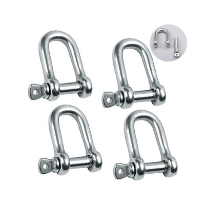 ราคาดี Polished Screw Pin Forged Stainless Steel 304/316 Marine Anchor Lifting D Shackle Other ออนไลน์