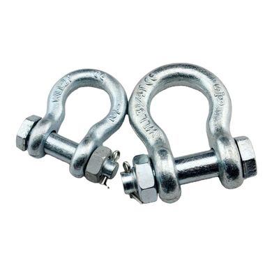 ราคาดี Imperial Galvanized G2130 Type Carbon Steel Drop Forged Screw Pin Anchor Bow Shackle ออนไลน์