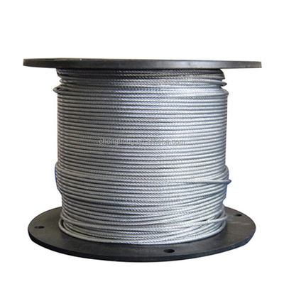 ราคาดี Hot-Dipped Galvanized Aircraft Cable MIL-DTL-83420 2000N/MM2 7x19 Steel Wire Rope 3/32'' reels with 2.000 m/each and Made ออนไลน์
