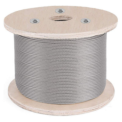 ราคาดี สายเคเบิล Inox AISI316 AISI304 ลวดสลิงสแตนเลสพร้อมบริการแปรรูปอื่นๆ เชือกสลิงเหล็ก 7x7 ออนไลน์