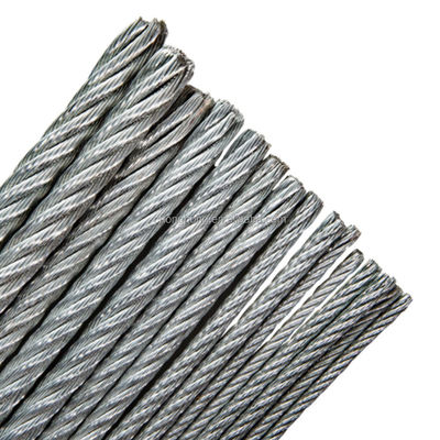 ราคาดี Galvanized Steel Wire Rope for Drawing and Lifting Special Cold Heading Steel Steel Grade 7*7 6*7 FC ออนไลน์
