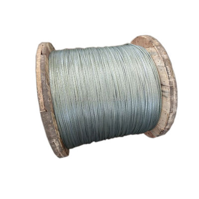 ราคาดี 0.8mm-4.9mm Construction IEC 888 Zinc-Coated Steel Wire Strand Conductors ออนไลน์