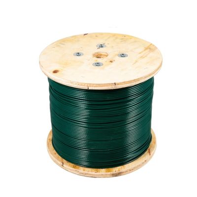 ราคาดี สายเคเบิลเหล็กเคลือบ PVC PU กระปุก สายใยเคลือบพลาสติกที่มีกว้างมาตรฐาน GB 2mm-38mm 7 * 19 ออนไลน์