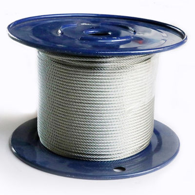 ราคาดี 7x19 Galvanized Wire Rope Steel Cable Construction Tolerance ±1% 1/4 Inch Aircraft Cable ออนไลน์