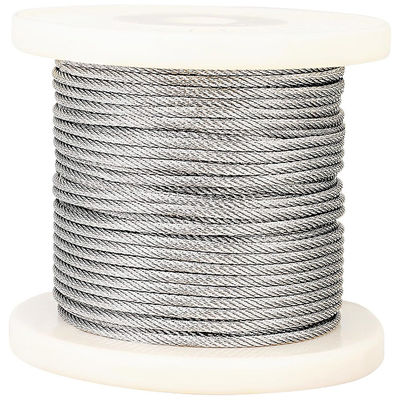 ราคาดี เชือกลวดสลิงเหล็ก 6x19 FC, ลวดสลิง 4 มม./6 มม./8 มม. ลวดสลิงสแตนเลส AISI304/304L/316/316L พร้อมบริการแปรรูปอื่นๆ ออนไลน์