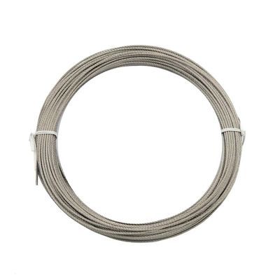ราคาดี 316L Steel Grade 8mm 1x19 Inox Cable / Stainless Steel 304 316 Wire Rope for Tough Environments ออนไลน์