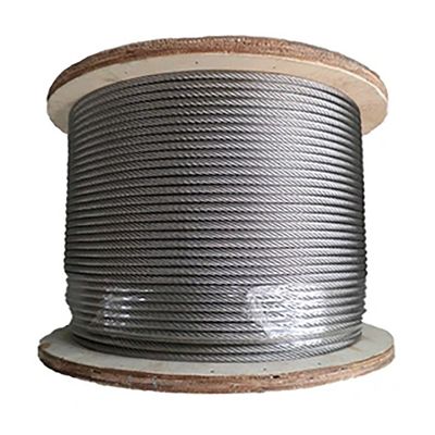 ราคาดี 15mm Steel Wire Rope 8x26 Left Hand Ordinary Lay 2160N/mm2 Galvanized Compacted S min.196 2 kN for Lifting Tolerance Other ออนไลน์
