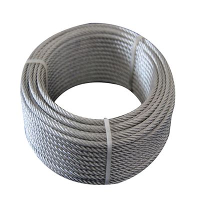 ราคาดี Grade High Carbon Steel 6*19 Wire Rope 3mm-16mm for Gym Equipment Cable Winch Hot Dip Galvanized/Electric Galvanized ออนไลน์