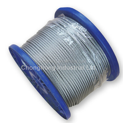 ราคาดี ลวดสลิงเหล็กชุบสังกะสี 6x24 7FC ขนาด 12 มม. ยาว 1000 เมตร บรรจุภัณฑ์ 6x12 7FC บริการแปรรูป อื่นๆ ออนไลน์