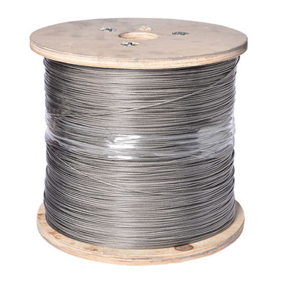 ราคาดี ทนต่อการกัดกรอง 0.5mm 7x7 สายไหมเหล็กไร้ขัดกรอง 304/316 สําหรับการใช้งานกลางแจ้ง ออนไลน์