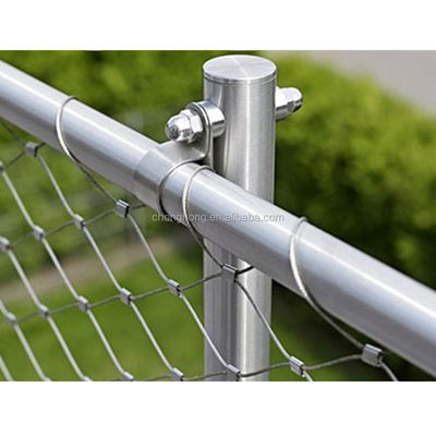 ราคาดี เชือกสแตนเลส AISI304/316 สำหรับตาข่ายกรงนก/ตาข่ายเชือกสำหรับสวนสัตว์/ตาข่ายเชือกสลิงแบบปลอก 1x19 สำหรับงานก่อสร้าง ออนไลน์