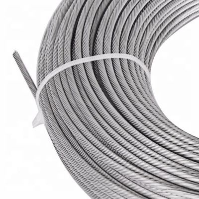 ราคาดี 6x19 1570Mpa สายเหล็กไร้ขัด 7 มิลลิเมตร สีเลียน AiSi มาตรฐานบรรจุ 1000 เมตรในสปูลไม้ ออนไลน์