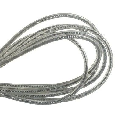 ราคาดี สีโปร่ง PP โครงเคเบิลเหล็กไร้ขัด 0.8mm 1x19 สายม่านสําหรับเหล็กคาร์บอนสีแดง ออนไลน์