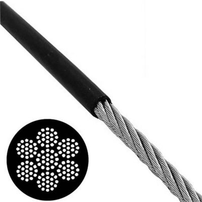 ราคาดี สายเคเบิลเหล็กฟิตเนสยิม 7x19 EN Standard เคลือบ TPU ลวดสลิงเหล็กยืดหยุ่น ±1% ตามความต้องการของคุณ ออนไลน์