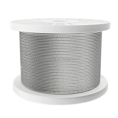 ราคาดี 1000m/reel ความยาว 6x37 FC สายสแตนเลส ประสงค์ทั่วไป สายสแตนเลส สายสแตนเลส GB และ EN 12385-4 สายสแตนเลสสแตนเลสมาตรฐาน ออนไลน์