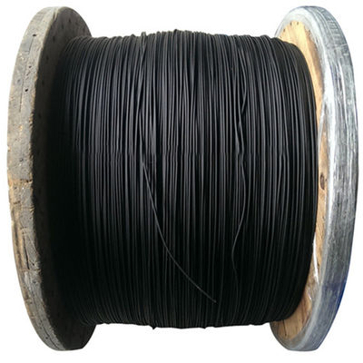 ราคาดี 1000ft/reel 7x19 สายเคเบิลเหล็ก สายเคเบิลเครื่องบินเคลือบผงสีดํา 1/8