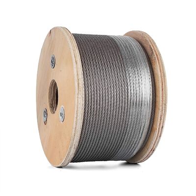 ราคาดี 304 เครื่องบิน 7 x 19 สายการก่อสร้าง สายเคเบิลเหล็กไร้สแตนเลส รถไฟฟ้า ประเภทของแกนแกนเหล็ก สายเหล็กเหล็กเหล็กเหล็กเหล็ก 16 มม ออนไลน์