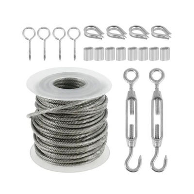 ราคาดี บริการแปรรูป สายเคเบิลเหล็กความยืดหยุ่นสูงอื่น ๆ สายไหมเหล็กเหล็กเหล็กเหล็กเหล็กเหล็กเหล็ก / ไม่เหล็กเหล็กสําหรับเครื่องยก 8X19s FC 9X19s FC ออนไลน์