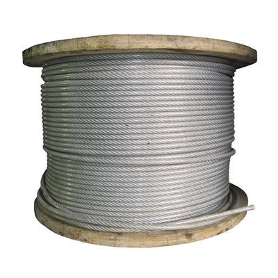 ราคาดี 7 * 7 304 ไนลอนเคลือบ 2.5 มม สแตนเลส สายใยสายสําหรับกรีลล์ที่มองไม่เห็น สายใย Inox ความยาว 1000M หรือการปรับปรุง ออนไลน์