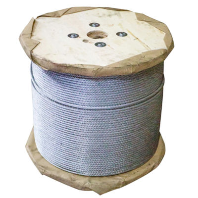 ราคาดี 7*7 7*19 ลิฟท์ สายสายเคเบิลเหล็ก สายสายสายที่มีวัสดุที่ไม่ประกอบด้วยสแตนเลสและความแข็งแรงสูง ออนไลน์