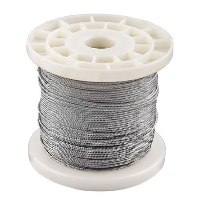 ราคาดี เส้นลวดสลิงสแตนเลสสตีล 316 ขนาดเส้นผ่านศูนย์กลางที่ปรับแต่งได้ 1x7 ss304 ss316 Inox Cable สำหรับความต้องการสายเคเบิลยิม ออนไลน์