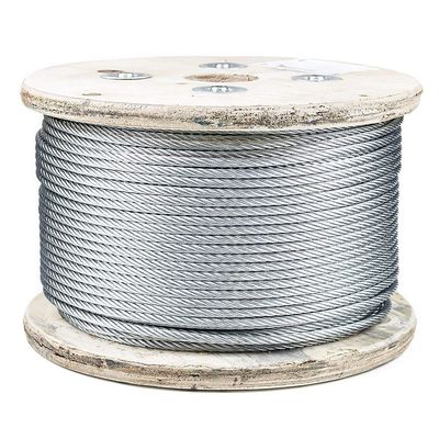 ราคาดี สายเคเบิลเหล็กหลายเส้นสำหรับบริการแปรรูปอื่นๆ ลวดสลิงเหล็กชุบสังกะสี 1x7 ออนไลน์