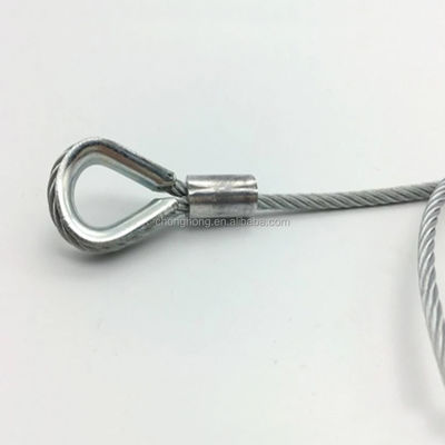ราคาดี ลวดสลิง 7x7 / 7x19 / 1x19 ขนาด 3.2 มม. แบบยืดล่วงหน้า ชุบสังกะสี สำหรับสายแขวน / สายไฟ ความคลาดเคลื่อนอื่นๆ ออนไลน์