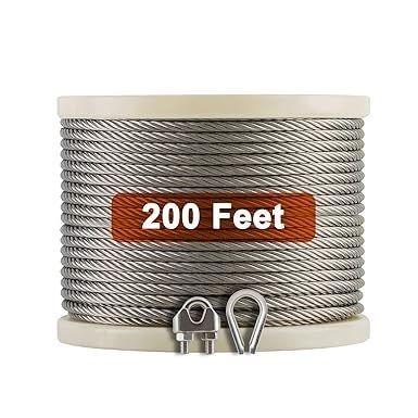 ราคาดี 304 สแตนเลสเหล็กเหล็กกระปุก 7X19 6 มม กระปุกสายการบินสําหรับการใช้งานรั้ว ออนไลน์