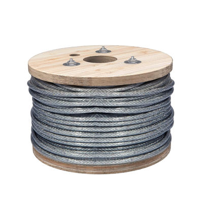 ราคาดี สายเคเบิลอากาศยานชุบสังกะสีแบบจุ่มร้อน AISI 304 สแตนเลสสตีล ขนาด 10 มม. 7X19 พร้อมค่าความคลาดเคลื่อน ±1% ออนไลน์