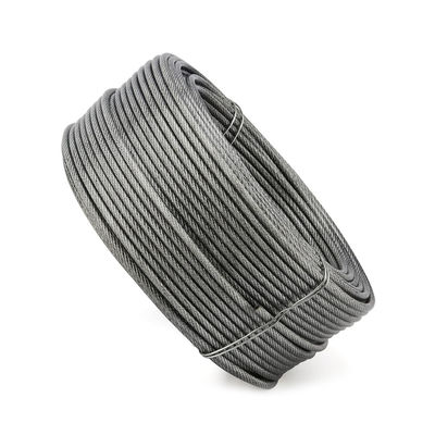 ราคาดี สายเคเบิลเครื่องบินเคลือบสังกะสี 7X19 สายลวดเหล็กความแข็งแรงสูง พร้อมการยอมรับ OEM สแตนเลสสตีล 304 ออนไลน์