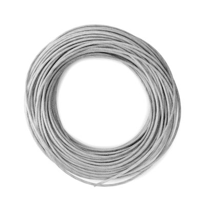 ราคาดี สายเคเบิลลวดสแตนเลส 304/316 7X7 ใช้ในสายเคเบิลเครื่องบินแบบชุบสังกะสี พร้อมค่าความคลาดเคลื่อน ±1% และ OEM ออนไลน์