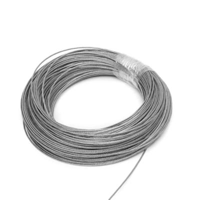 ราคาดี เชือกสลิงเหล็กยาว 200 ฟุต DIN3058 DIN3059 6X19s 6X19W ขนาด 12 มม. 16 มม. 21 มม. 23 มม. สีดำ สว่าง ไม่เคลือบสังกะสี ชุบสังกะสี เชือกสลิงเหล็ก ออนไลน์