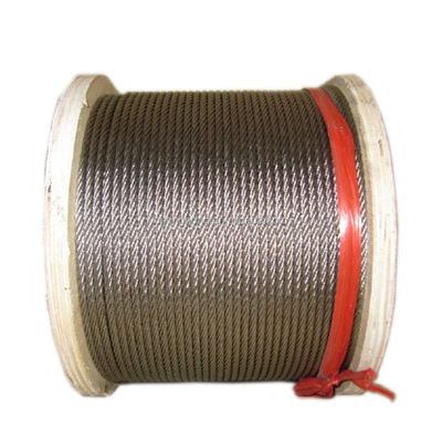 ราคาดี สายเหล็ก สายเหล็ก สายเหล็ก 6x19 PP หลัก สายเหล็ก A2 A4 SUS 304 ความอดทน ± 1% สีขาว ผู้ส่งออก ออนไลน์