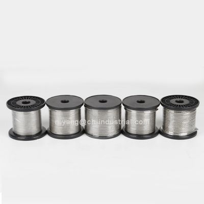 ราคาดี ความต้านทานต่อการกัดกรองสูงและสารคัด C 0.08% 7x19 1.8 มม สายไหมเหล็กไร้ขัดสําหรับสายไฟอเนกซ์ ออนไลน์