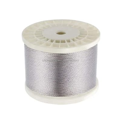 ราคาดี 1x19 7x7 7x19 T316 สายบินเหล็กไร้สแตนเลส สําหรับคอก สายพานคัน 1/8